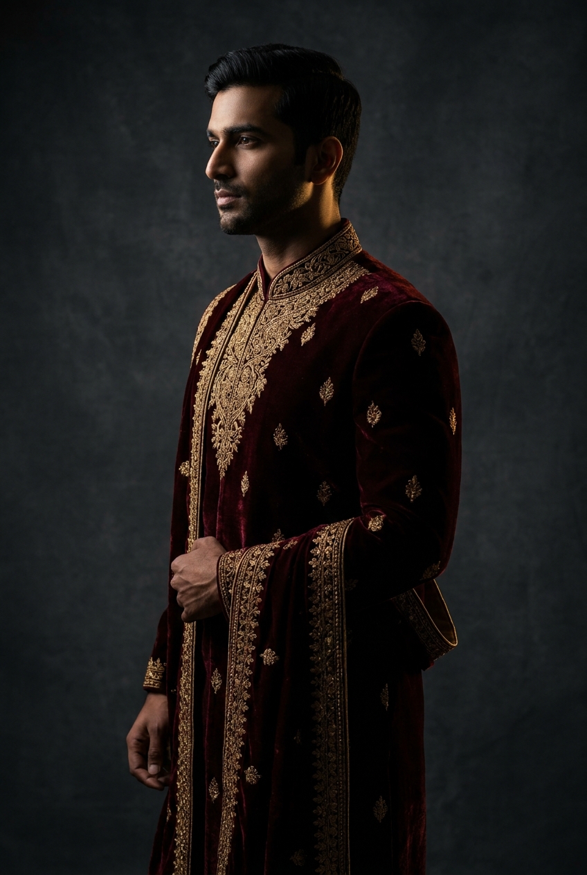 Wedding sherwani